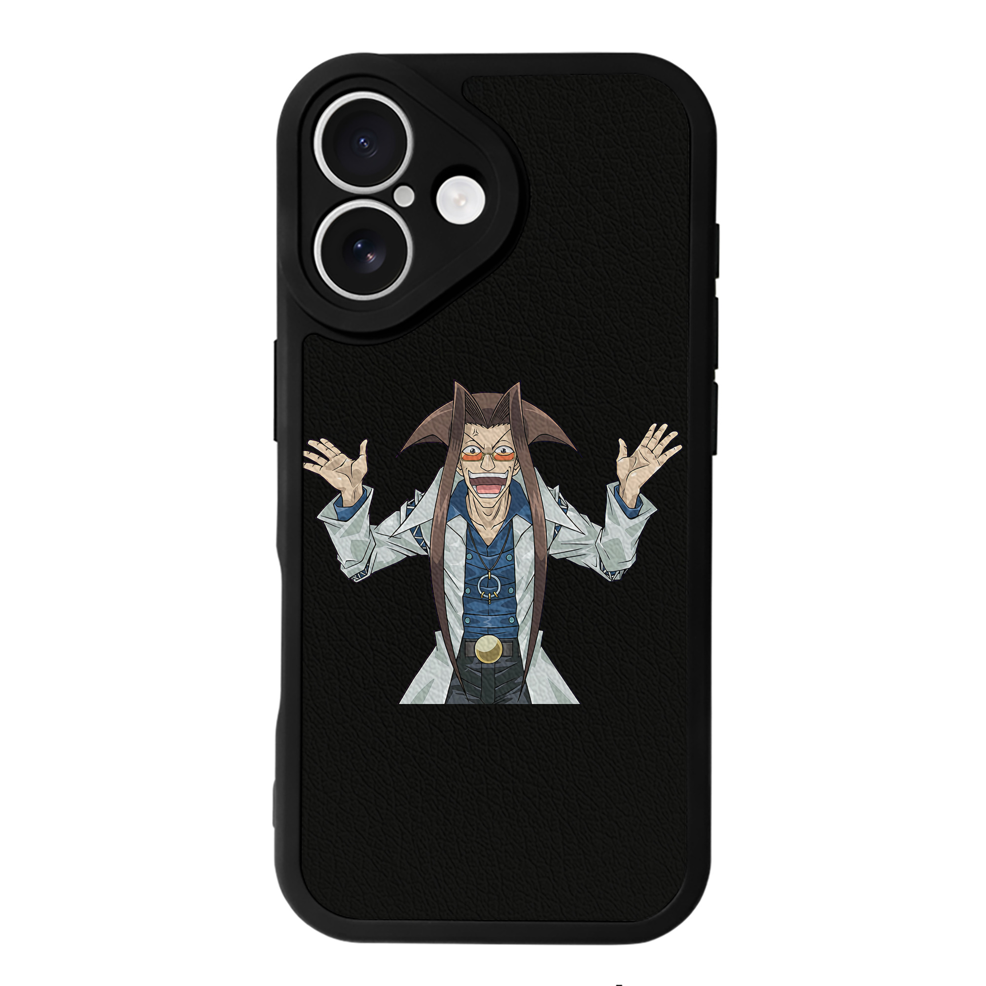 遊☆戯☆王 Yu-Gi-Oh! 【iPhone 16シリーズ対応】シリコンスマホケース（レザー調） 材質：シリコン
